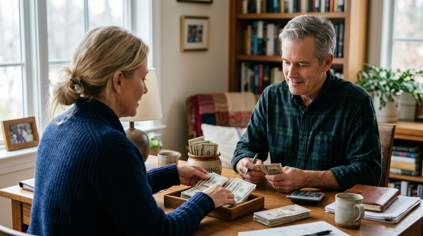 Family reviewing a be your own bank life insurance plan with an advisor