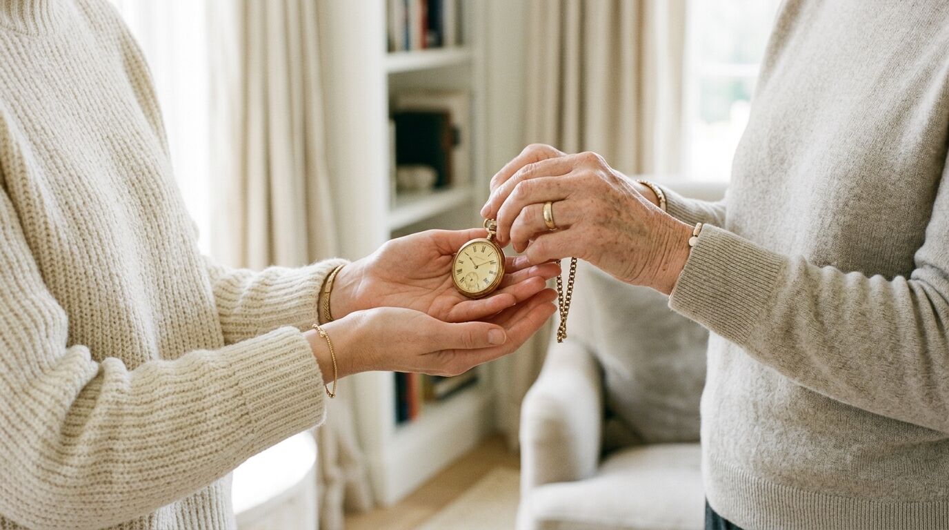 Family reviewing an irrevocable life insurance trust ILIT document with an advisor