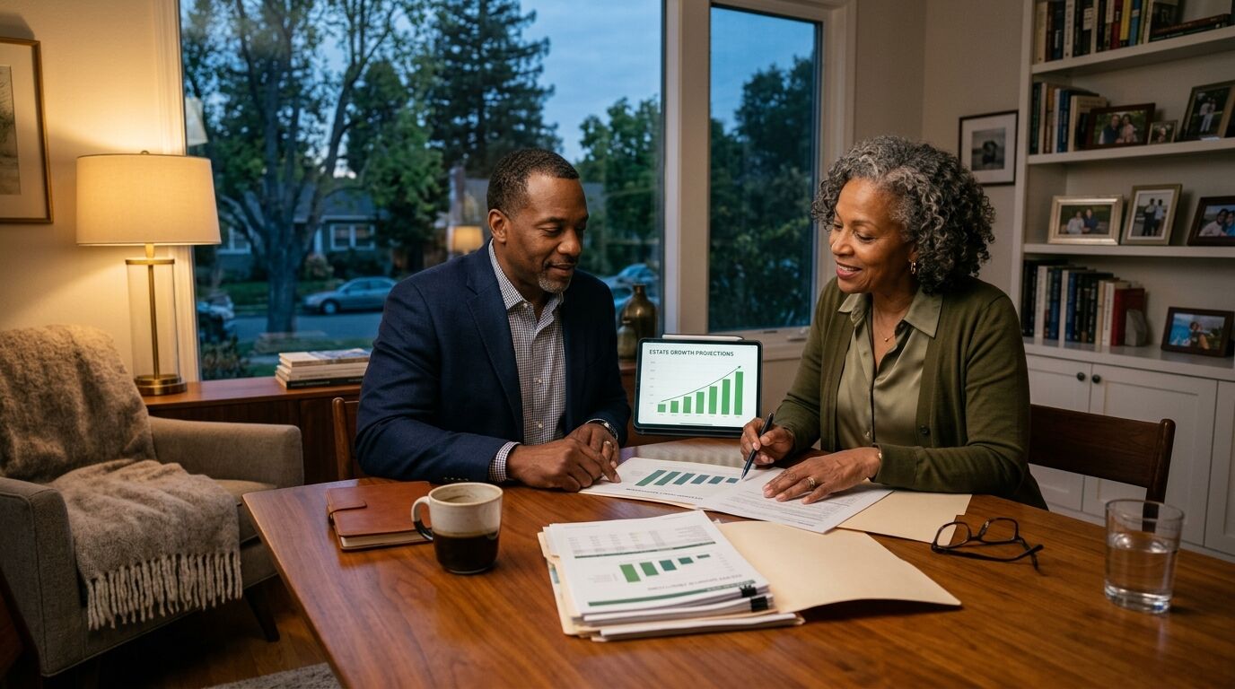 A paid-up additions rider building whole life cash value on a rising chart