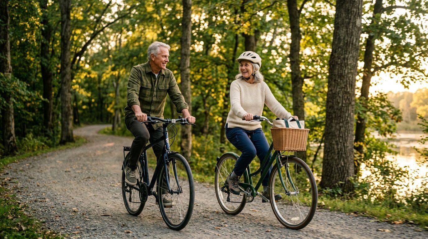 Retired couple reviewing a tax efficient retirement withdrawal strategy at their kitchen table