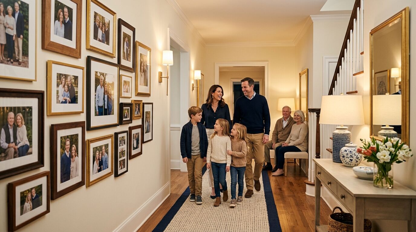 Heirs reviewing an estate tax bill and a life insurance policy with an advisor